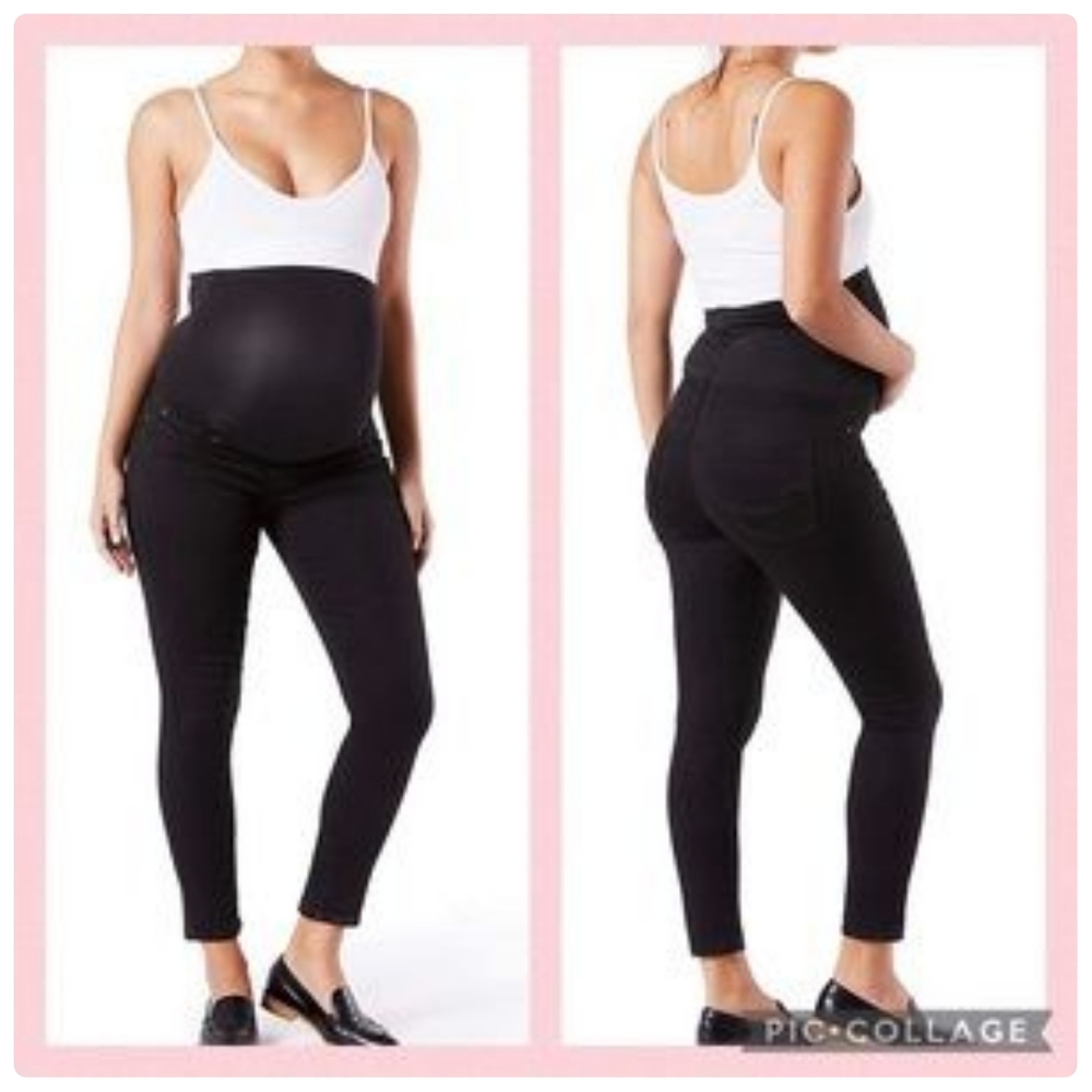 👖Levi Strauss Black Maternity Skinny Jeans  Sz M